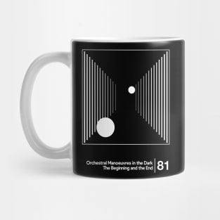 OMD - The Beginning & The End / Minimal Style Graphic Artwork Design Mug